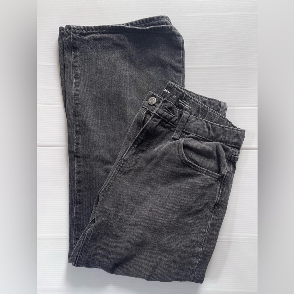 Girls Old Navy High-Rise Baggy Wide Leg Jeans size 14